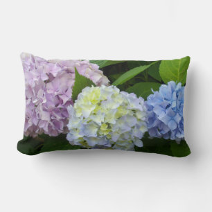 Elegante Hortensia's paarse blauw roze bloemen Kussen