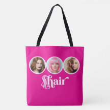 Elegante Hot Pink 3 Foto Haarstylist Salon