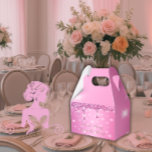 Elegante Hot Pink Glitter Drip Bachelorette Bedankdoosjes<br><div class="desc">Breng tijdloze elegantie aan uw feest met deze glamoureuze vrijgezellenfeest gunstbox van de Celebrate the Sparkle collectie. Ontworpen met een levendige roze glitterdruppel en zachte glans, is deze luxe gunstbox perfect om de aanstaande bruid te eren met een chique, vrouwelijke flair. De voorkant bevat de uitdrukking "Final Fling Before the...</div>
