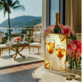 Elegante Hot Tropic vergulde gouden signatuur dran Poster