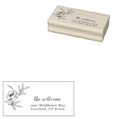 Elegante Houten Stempel (Gestempeld)