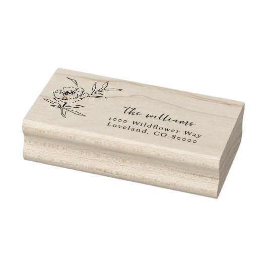 Elegante Houten Stempel (Stempel)