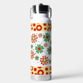 Elegante Huidige Chic Bloemige Waterfles (Voorkant)