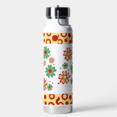 Elegante Huidige Chic Bloemige Waterfles (Links)