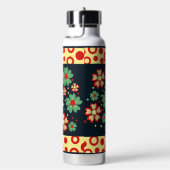 Elegante Huidige Chic Bloemige Waterfles (Rechts)
