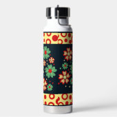 Elegante Huidige Chic Bloemige Waterfles (Links)