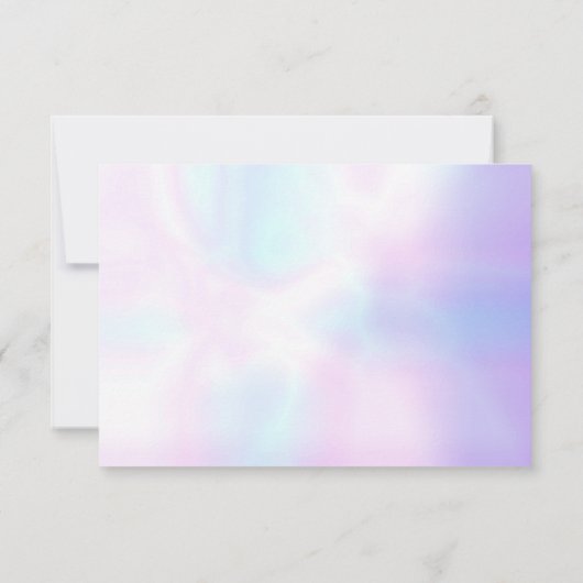 Elegante Huidige Parel RSVP Kaartje (Achterkant)