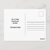 Elegante huisfoto we hebben aankondiging verplaats briefkaart (Achterkant)