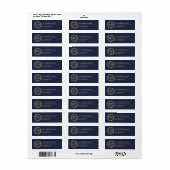 Elegante Hulst Kerstkrans Etiket (Full Sheet)