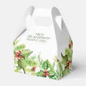 Elegante Hulstak Kerstfeest Cadeautje Bedankdoosjes (Achterkant)