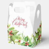 Elegante Hulstak Kerstmis Kerst Favor Bedankdoosjes (Geopend)