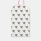 Elegante Hummingbird Verjaardag Cadeaulabel (Achterkant)