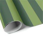 Elegante Hunter Groene Tuin Groene Streep Cadeaupapier<br><div class="desc">Eenvoudige groene strepen inpakpapier - perfect voor kleurrijke strepen met tuinthema.</div>
