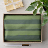 Elegante Hunter Groene Tuin Groene Streep Tissuepapier (Geschenk)
