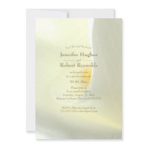 Elegante Huwelijks Aankondiging met Bloemen