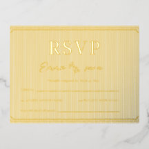 Elegante Huwelijks RSVP Kaart – Minimalistisch Blo