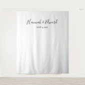 elegante huwelijksachtergrond, fotosteun, douane wandkleed (Voorkant)