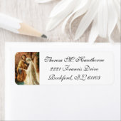 Elegante huwelijksbetroking Maagd Maria Jozef Etiket (Insitu)