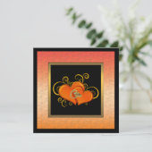 Elegante huwelijksjubileumfeest uitnodiging (Staand voorkant)