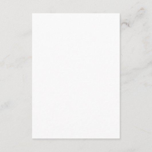 Elegante Huwelijksplaatskaart Script Goud (Achterkant)