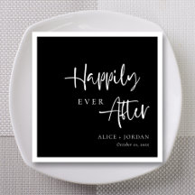 Elegante huwelijksservetten Happily Ever After