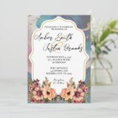 Elegante huwelijksuitnodiging - bewerkbare Sjabloo Kaart (Staand voorkant)