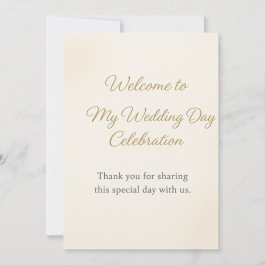 Elegante huwelijksuitnodiging | Bloemontwerp met P Kaart (Achterkant)