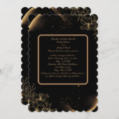 Elegante huwelijksuitnodiging - Classic & Timeless Kaart (Voorkant / Achterkant)