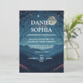 Elegante huwelijksuitnodiging Design - Celebrate L Kaart (Staand voorkant)