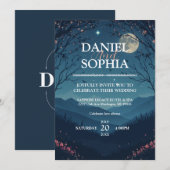 Elegante huwelijksuitnodiging Design - Celebrate L Kaart (Voorkant / Achterkant)