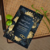 Elegante huwelijksuitnodiging - klassieke trouwsti kaart