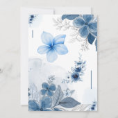 Elegante huwelijksuitnodiging, vier liefde en teen feestdagenkaart (Achterkant)