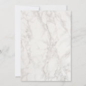 Elegante huwelijksviering | Tafel nummers Kaart (Achterkant)