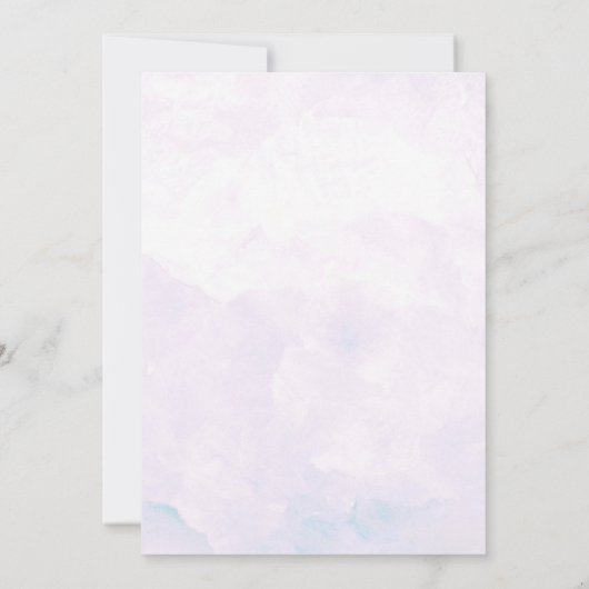 Elegante Hydrangea Blooms Floral Save the Date Kaart (Achterkant)