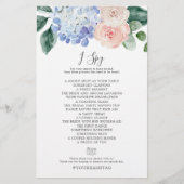 Elegante Hydrangea I Spy Foto Schatzoekersspel Flyer (Voorkant)