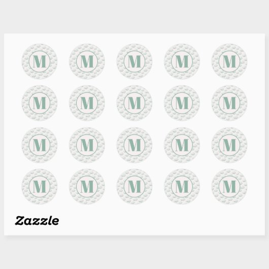 Elegante Hydrangea Monogram Envelope Zegel (Vel)