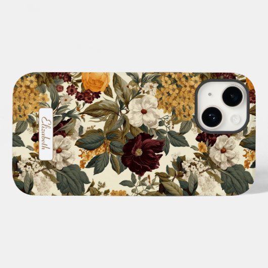 Elegante Hydrangeas Flowers Case-Mate iPhone Case (Achterkant (horizontaal))