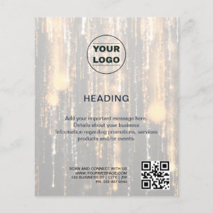 Elegante hypotheek / verzekeringsflyer flyer