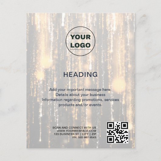 Elegante hypotheek / verzekeringsflyer flyer (Voorkant)