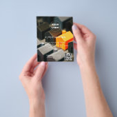 Elegante hypotheek / verzekeringsflyer flyer (Hand)