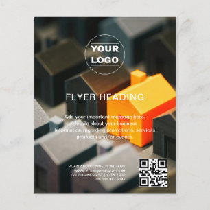 Elegante hypotheek / verzekeringsflyer flyer