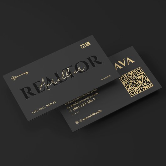 Elegante hypotheekmakelaar makelaar makelaar Key S Visitekaartje