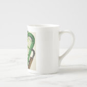 Elegante Ierse Harp Cup - Keltische muziek & erfgo Porselein Kop (Rechts)