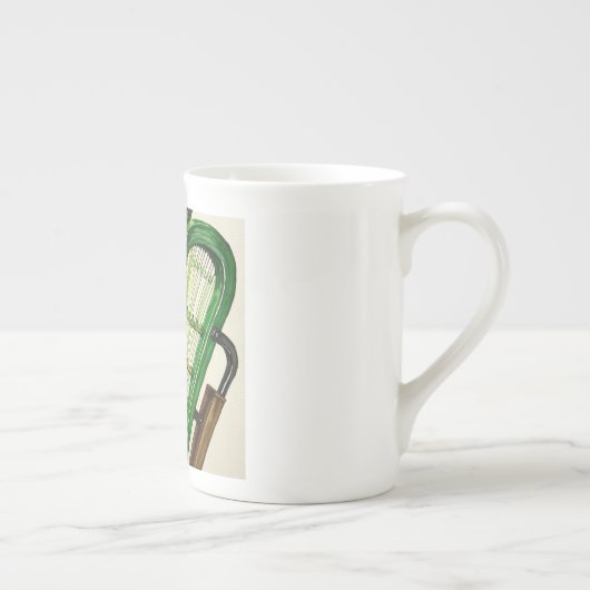 Elegante Ierse Harp Cup - Keltische muziek & erfgo Porselein Kop (Rechts)