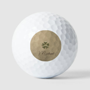 Elegante Ierse klaver Patrick's Day leer Golfballen