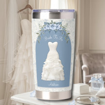 Elegante Iets Blues Bruid Wordt Trouwerij