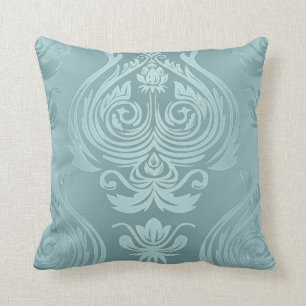 Elegante ijsdamastprint vintage look kussensloop kussen