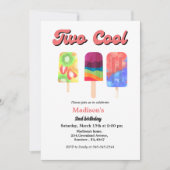 Elegante ijsmuziek poppen twee coole verjaardagsfe kaart (Voorkant)