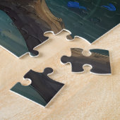Elegante ijsvogel legpuzzel (Zijkant)