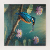 Elegante ijsvogel legpuzzel (Horizontaal)